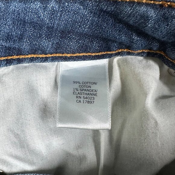 Banana Republic Factory Womens 29/8 Regular Bootcut Fit Blue Jeans Flap Pockets - Picture 8 of 11